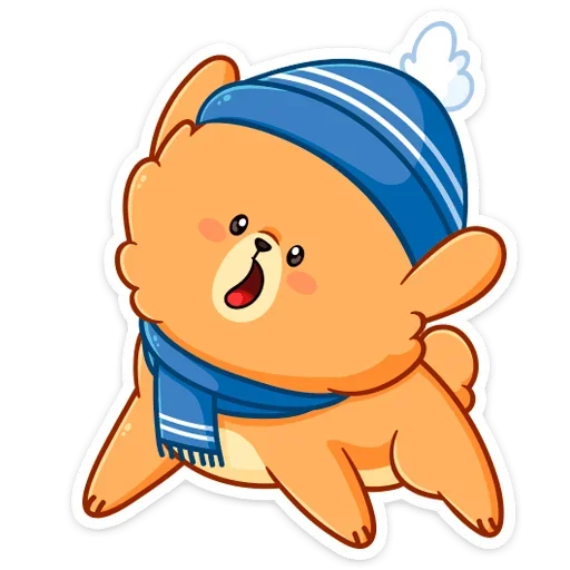 Стикер из набора Зимний Пудинг  (@TgSticker) для Телеграм: Статические 😦