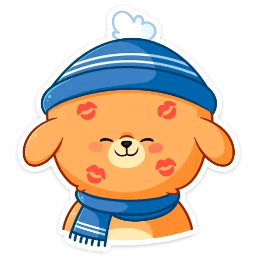 Стикер из набора Зимний Пудинг  (@TgSticker) для Телеграм: Статические 😘