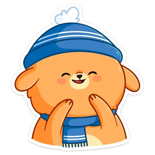 Стикер из набора Зимний Пудинг  (@TgSticker) для Телеграм: Статические ☺️