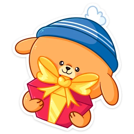 Стикер из набора Зимний Пудинг  (@TgSticker) для Телеграм: Статические 🎁
