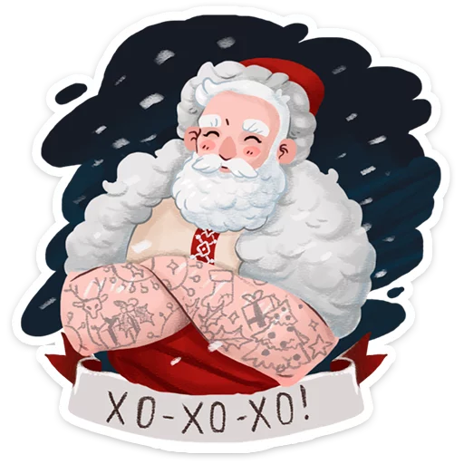 Стикер из набора Зимушка -- @tlive для Телеграм: Статические 🎅