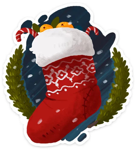 Стикер из набора Зимушка -- @tlive для Телеграм: Статические 🎁