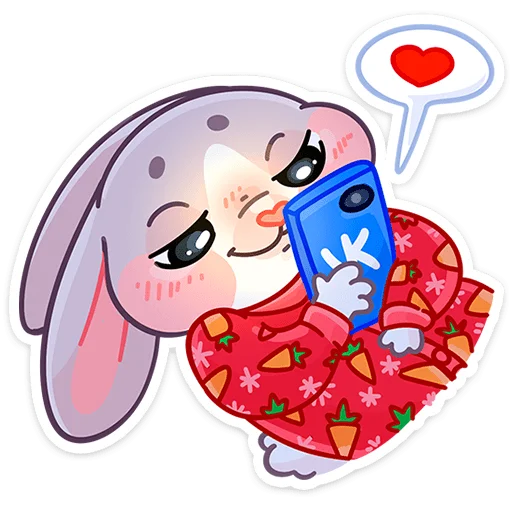 Стикер из набора Зимние Обнизайки @TgSticker для Телеграм: Статические ❤️