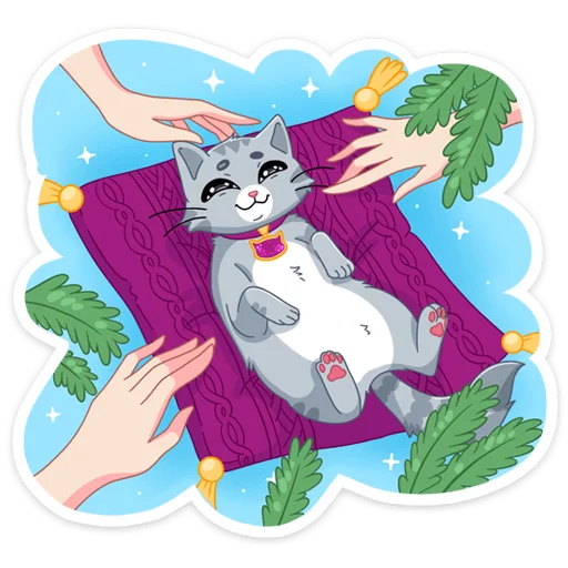Стикерпак Замурррчательная сказка @TgSticker для Телеграм: Статические