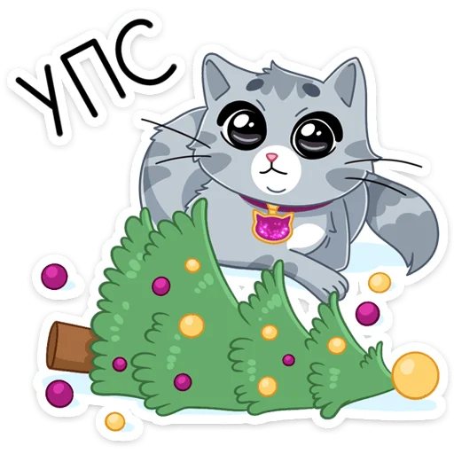 Стикер из набора Замурррчательная сказка @TgSticker для Телеграм: Статические 😬