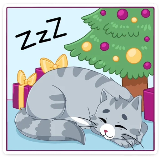 Стикер из набора Замурррчательная сказка @TgSticker для Телеграм: Статические 😴
