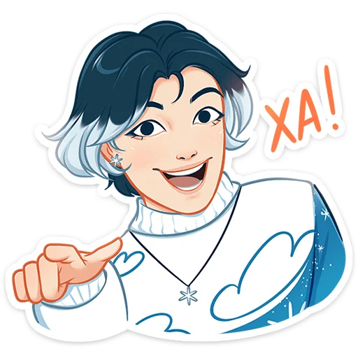 Стикер из набора Винтер (@TgSticker) для Телеграм: Статические 😅