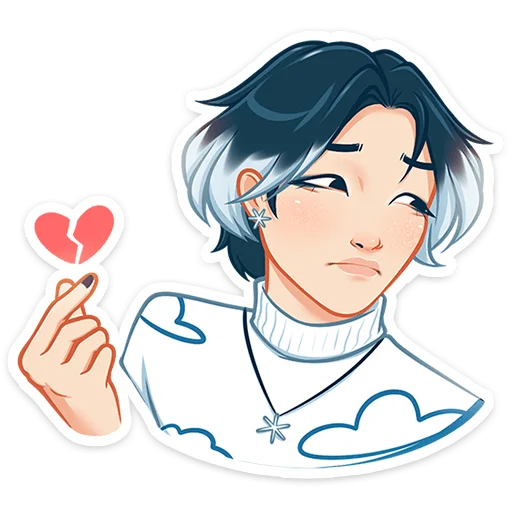 Стикер из набора Винтер (@TgSticker) для Телеграм: Статические 💔