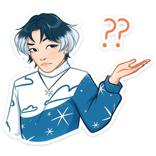 Стикер из набора Винтер (@TgSticker) для Телеграм: Статические ⁉