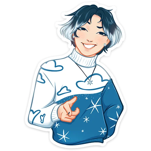 Стикер из набора Винтер (@TgSticker) для Телеграм: Статические 😉