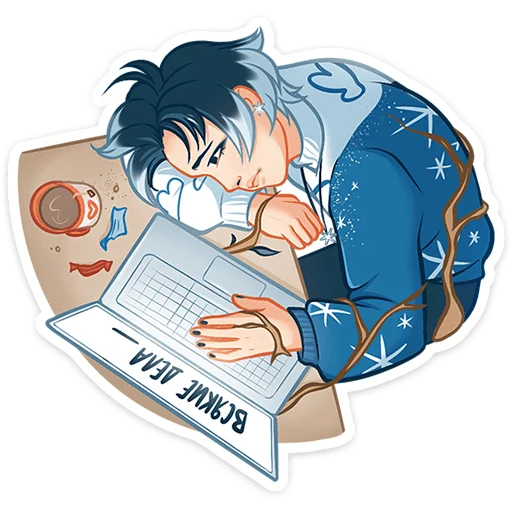 Стикер из набора Винтер (@TgSticker) для Телеграм: Статические 🫠
