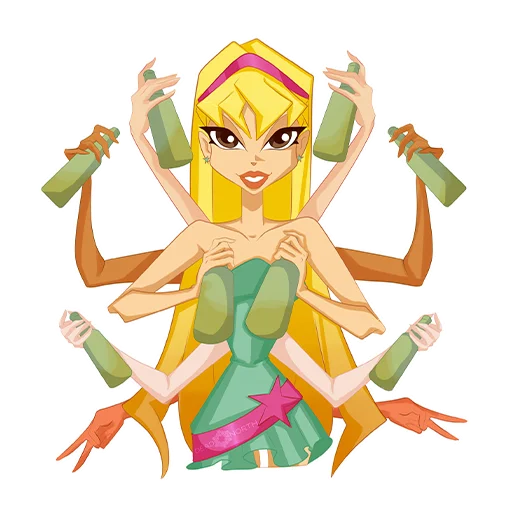 Стикер из набора Winx Club Magic Stickers (Part 1) для Телеграм: Статические 🍷