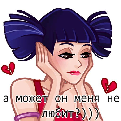 Стикер из набора Winx Club Magic Stickers (Part 1) для Телеграм: Статические 💔