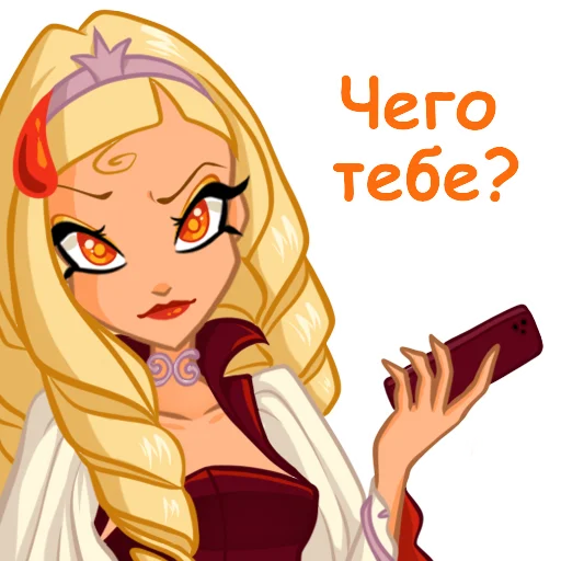 Стикер из набора Winx Club Magic Stickers (Part 1) для Телеграм: Статические 😑