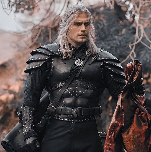 Стикер из набора папочка Геральд из Ривии :: @fStikBot для Телеграм: Статические 🗡️
