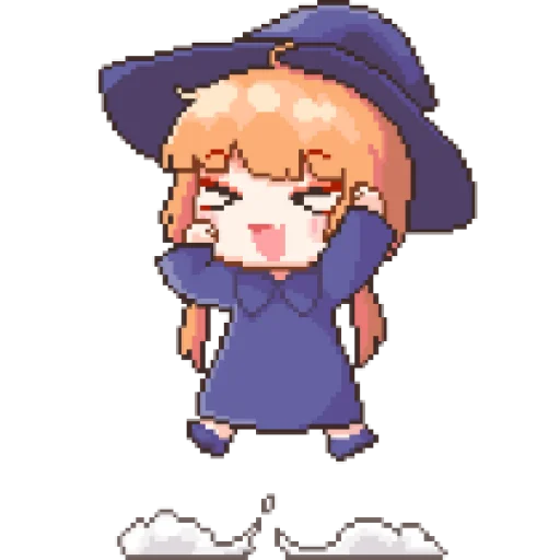 Стикер из набора 마녀 ꉂ૮₍ ᵔᗜᵔ* ₎ა @suncolor для Телеграм: Статические 🪸