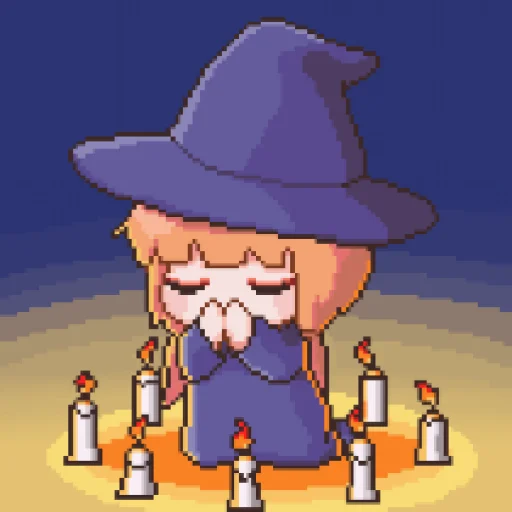 Стикер из набора 마녀 ꉂ૮₍ ᵔᗜᵔ* ₎ა @suncolor для Телеграм: Статические 🪸