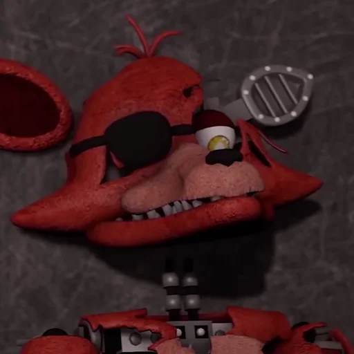 Стикер из набора Unwithered/Withered Foxy by @fnafwillie для Телеграм: Статические 🦊