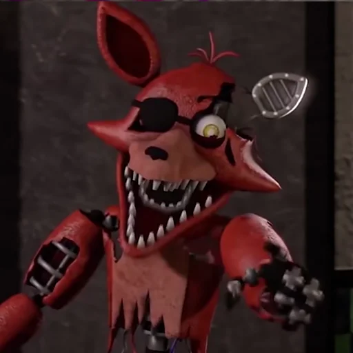 Стикер из набора Unwithered/Withered Foxy by @fnafwillie для Телеграм: Статические 🦊