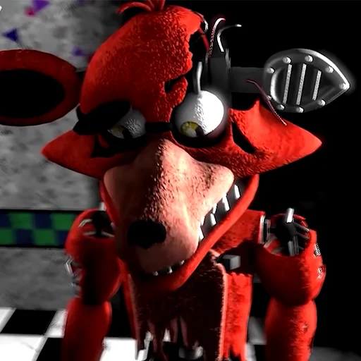Стикер из набора Unwithered/Withered Foxy by @fnafwillie для Телеграм: Статические 🦊