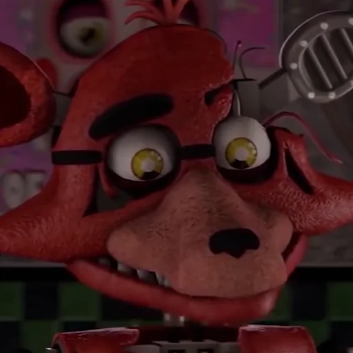 Стикер из набора Unwithered/Withered Foxy by @fnafwillie для Телеграм: Статические 🦊