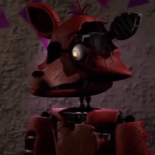 Стикер из набора Unwithered/Withered Foxy by @fnafwillie для Телеграм: Статические 🦊
