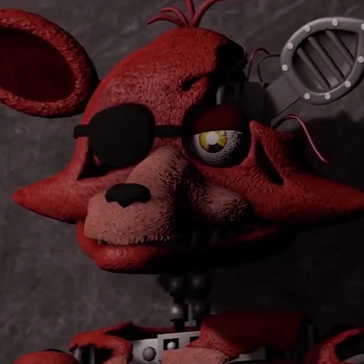 Стикер из набора Unwithered/Withered Foxy by @fnafwillie для Телеграм: Статические 🦊