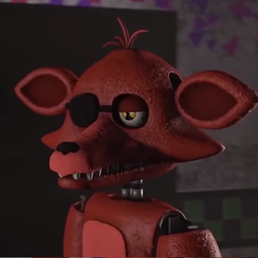 Стикер из набора Unwithered/Withered Foxy by @fnafwillie для Телеграм: Статические 🦊
