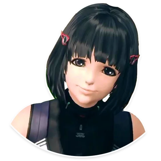 Стикер из набора Xenoblade для Телеграм: Статические 😏