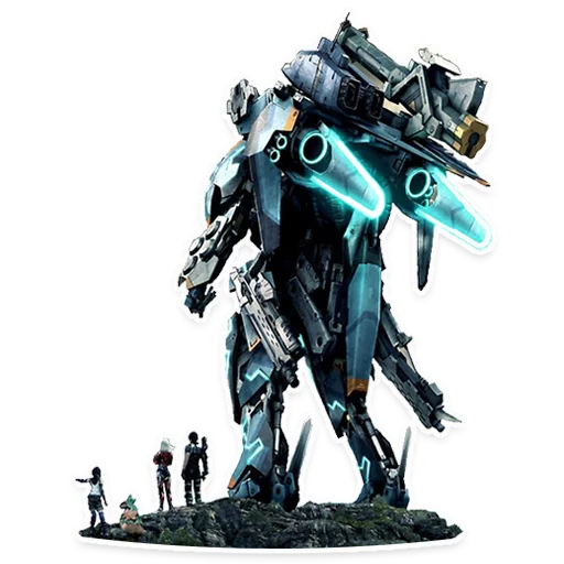 Стикер из набора Xenoblade для Телеграм: Статические ✖