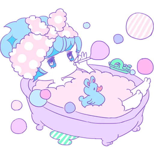 Стикер из набора Ямэ @nyasticks для Телеграм: Статические 🛁