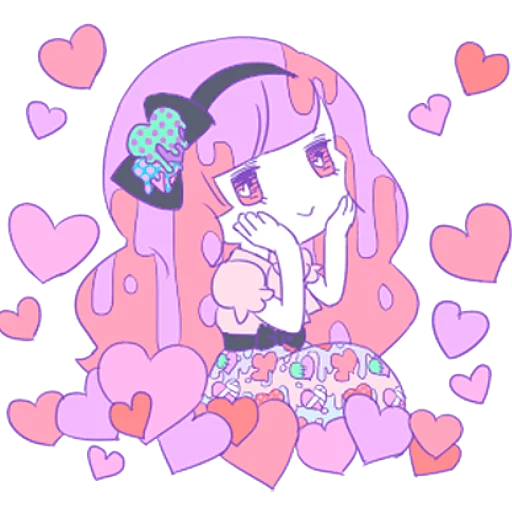 Стикер из набора Ямэ @nyasticks для Телеграм: Статические 🥰