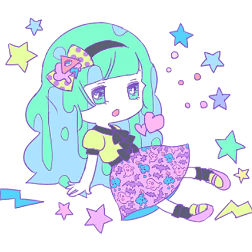 Стикер из набора Ямэ @nyasticks для Телеграм: Статические 😍
