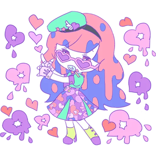 Стикер из набора Ямэ @nyasticks для Телеграм: Статические 💗