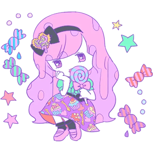 Стикер из набора Ямэ @nyasticks для Телеграм: Статические 🍭