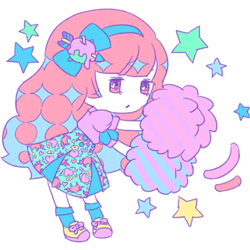 Стикер из набора Ямэ @nyasticks для Телеграм: Статические 🎊
