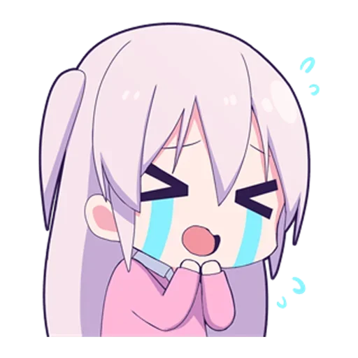 Стикер из набора Ями тян ч.2 @tg_sticks для Телеграм: Статические 😭