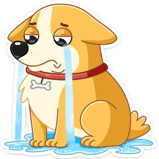 Стикер из набора Ями (@TgSticker) для Телеграм: Статические 😭