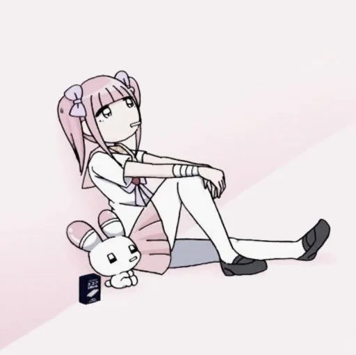 Стикер из набора menhera @usagihospital :: @fStikBot для Телеграм: Статические 🎀