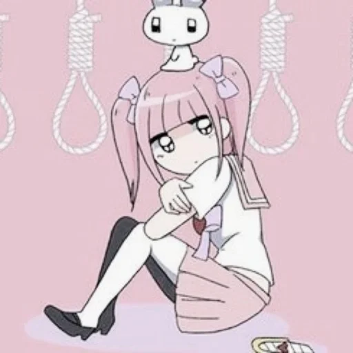 Стикер из набора menhera @usagihospital :: @fStikBot для Телеграм: Статические 🎀