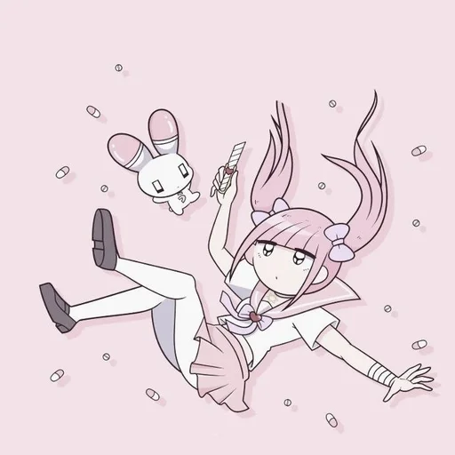 Стикер из набора menhera @usagihospital :: @fStikBot для Телеграм: Статические 🎀