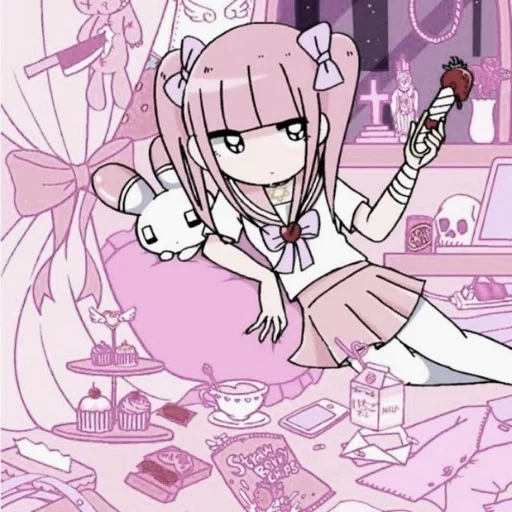 Стикер из набора menhera @usagihospital :: @fStikBot для Телеграм: Статические 🎀
