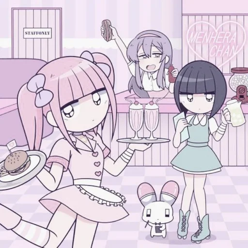 Стикер из набора menhera @usagihospital :: @fStikBot для Телеграм: Статические 🎀