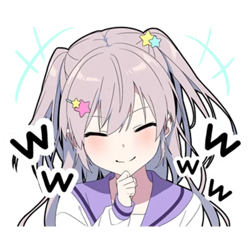 Стикер из набора yamy_tyan @Lucegraph для Телеграм: Статические 😌