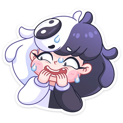 Стикер из набора Янина (@TgSticker) для Телеграм: Статические 😓
