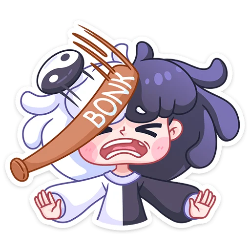 Стикер из набора Янина (@TgSticker) для Телеграм: Статические 😵
