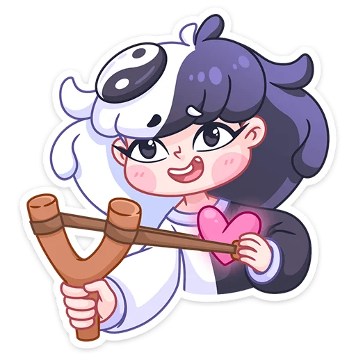 Стикер из набора Янина (@TgSticker) для Телеграм: Статические 💘