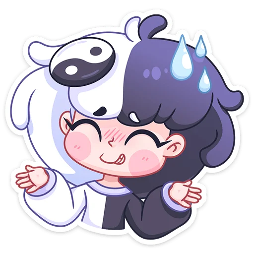 Стикер из набора Янина (@TgSticker) для Телеграм: Статические 😅