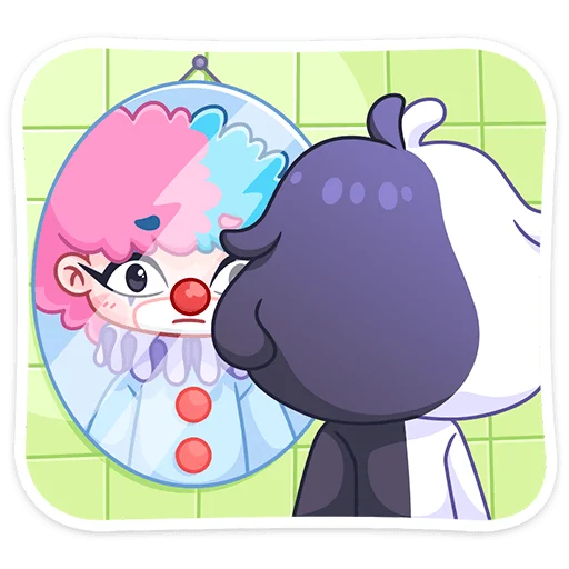 Стикер из набора Янина :: @stickroom для Телеграм: Статические 🤡