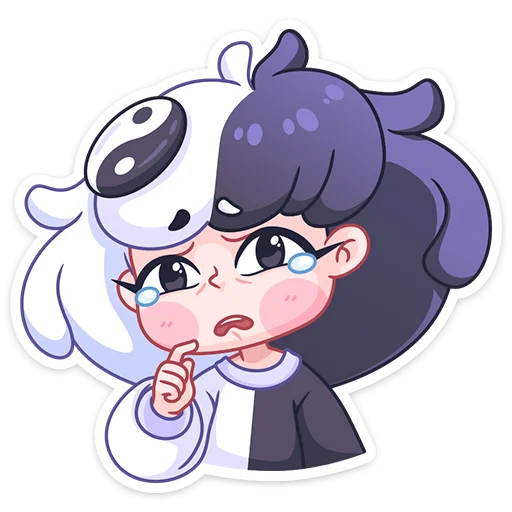 Стикер из набора Янина :: @stickroom для Телеграм: Статические 😭